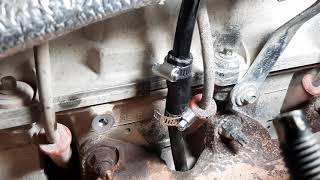 Ford F250 F150 62L Dipstick Tube Repair when replacement is not an easy option DIY Truck Repair [upl. by Anile]