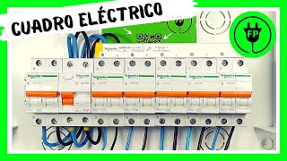 Instalar y cablear CUADRO ELÉCTRICO de VIVIENDA BÁSICO  ELECTRICIDAD BÁSICA DOMICILIARIA [upl. by Anirbak]