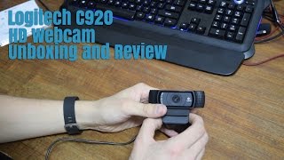 Logitech C920 Unboxing and Review [upl. by Magena]