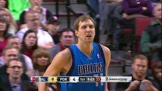 Dirk Nowitzki Full Highlights at Trail Blazers 20131207  30 Points 7 AST Clutch [upl. by Alilahk281]