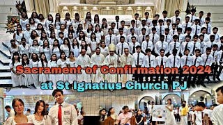 Memorable Celebration of Sacrament of Confirmation at St Ignatius Church PJ P12 [upl. by Tiernan634]