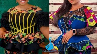 Best Ankara Dresses With Beautiful Designs New Lace Skirt amp Blouse Styles 2024Adorable Lace Styles [upl. by Nylarahs]