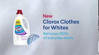 Clorox Clothes for Whites 🧦  Clorox® Arabia [upl. by Flem]