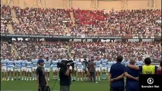 SANTIAGO DEL ESTERO TEST Argentina anthem before match vs Springboks [upl. by Macegan889]