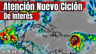 Atención nuevo posible ciclón de interés tormenta lluvias huracan [upl. by Campbell]