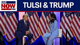 WATCH Tulsi Gabbard and Donald Trump hold forum event [upl. by Anstus]