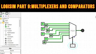 Logisim part 9Multiplexers and Comparators [upl. by Jonme]