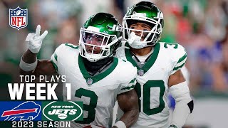 New York Jets Top Plays vs Buffalo Bills  2023 Regular Season Week 1 [upl. by Yrot]