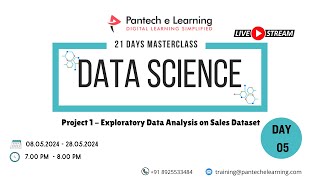 Day 05  Project 1  Exploratory Data Analysis on Sales Dataset  Pantech eLearning [upl. by Asher]