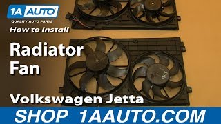 How to Replace Cooling Fan Assembly 0517 Volkswagen Jetta [upl. by Raquela]