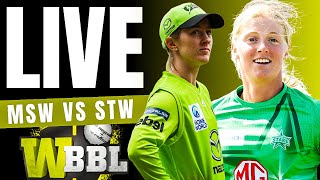 MSW vs STW  big bash womens T20 live  big bash live  WBBL live  WBBL 2023 Live [upl. by Soalokcin]