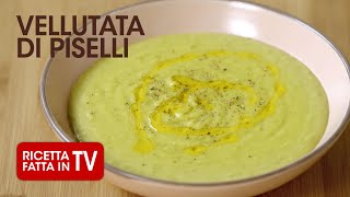 VELLUTATA DI PISELLI di Benedetta Rossi  Ricetta TV Fatto in Casa per Voi [upl. by Aniratac276]