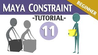 MAYA CONSTRAINT ▶️▶️▶️ TUTORIAL 11 Beginner level [upl. by Courtund764]