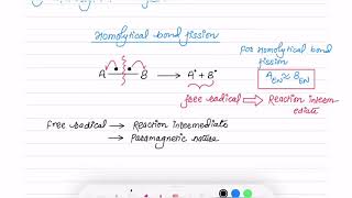 LECTURE1 ON RXN MECHANISMCLEAVAGE OF COVALENT BONDHOMOLYTIC amp HETEROLYTIC BOND FISSION BY SANTOSH L [upl. by Maxy962]