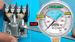 Cómo REGULAR PRESOSTATO de bomba de agua calibrar presión FÁCIL [upl. by Duong]
