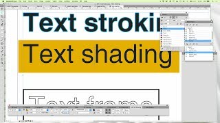 27  DTP with QuarkXPress Text stroking and framing [upl. by Burck]