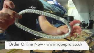 Rope Pro  dyneema loop  how to splice [upl. by Eustazio286]