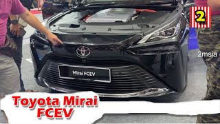 Toyota Mirai Fuel Cell FCEV Quick View At Malaysia Autoshow 2024 Hydrogen Power [upl. by Yentiw896]