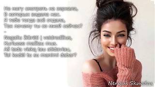 lyrics Artik amp Asti  Зачем я тебе Anagramma Remix LIETUVIŠKAI [upl. by Alinna]