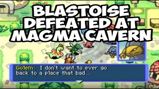 Blastoise Defeated At Magma Cavern  Pokemon Mystery Dungeon Red  Blue Rescue Team [upl. by Hsiwhem]