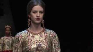 Dolce amp Gabbana Womenswear Fall Winter 2013 2014 Full Fashion Show [upl. by Palla]