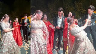 सपना चौधरी ने अफसाना खान के रिसेप्शन में जम कर किया डांस  Sapna Choudhary danced at Afsana khan wed [upl. by Ahsinned310]