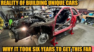 Reality of building crazy unique drift cars  2JZ Subaru 22B drift build [upl. by Sharla678]