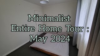 🏠 Minimalist Entire House Tour  May 2024 [upl. by Adley]