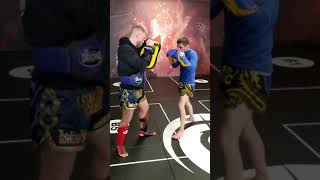 Power Body Shot Combination for Muay Thai with Damien Trainor shorts [upl. by Azne284]