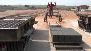 2014 GHANA CONCRETE BLOCK PAVER MACHINE [upl. by Inahpets]