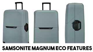 Samsonite Magnum Eco Features  Scure Ka update version  Fully Scure Model samsoniteindia [upl. by Sudaorb29]