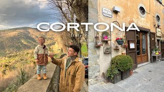 ITALY ROADTRIP Part 2 CORTONA Travel Vlog [upl. by Ahsilrak353]