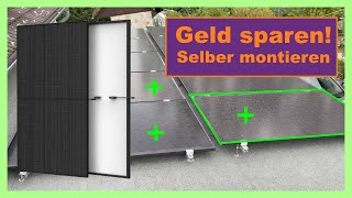 Solar Erweiterung Einbauen  PV Anlage am Carportdach erweitern [upl. by Yelyah]