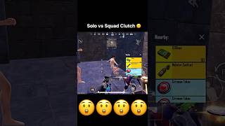 Solo vs Squad Clutch🔥 shortvideo bgmi l20rgaming pubgmobile viralvideo 1vs4 [upl. by Amolap]