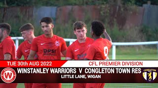 Winstanley Warriors Vs Congleton Town Res 300822 [upl. by Enajyram]