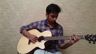 Neele Neele Ambar Par Guitar Instrumental with TABS and ORIGINAL SOLOS  Kalakaar [upl. by Nyroc209]