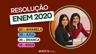 Enem 2020  Autoria Linguagem  Questão 25  Linguagens prova amarela [upl. by Niamrahc]