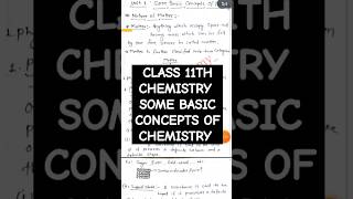 Some basic concepts of chemistry class 11thNEETJEE chemistry neet jee shorts viralvideo yt [upl. by Adnicul]