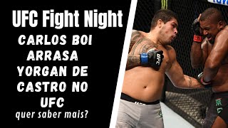 CARLOS BOI MOSTRA SUA FORÇA NO UFC [upl. by Filide]