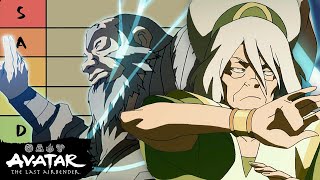 Bending Mentors Tier List ⚡️  Avatar The Last Airbender [upl. by Nekcarb676]