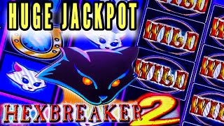 HUGE MASSIVE JACKPOT MY BIGGEST WIN ON HEXBREAKER 2 SLOT MAX BETS [upl. by Hillegass]