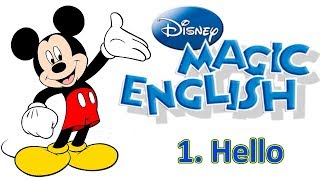 Magic English 1  Hello  ENGLISH WITH CARTOONS FOR KIDS [upl. by Levina5]