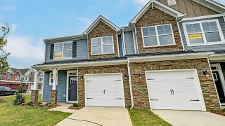 The Cary  Homesite 191  Harrisburg Village Townhomes  Harrisburg NC [upl. by Anstice507]