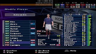 PES 2  Rangers  Stats  PS2 [upl. by Atinihc]