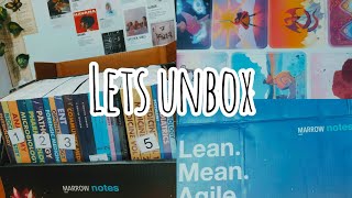 UNBOXING MARROW EDITION 8 NOTES marrowmed marrow unboxing mbbs [upl. by Aerda]