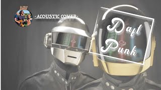 Cover acoustique Jay  quotGet Luckyquot Live with Looper and Harmonizer Daft Punk [upl. by Kirbie]