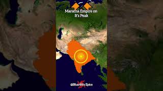 Maratha Empire on its peak 🚩 shortvideo history shorts [upl. by Nilrah207]