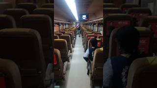 Tejas Express AC Chair Car shorts train railway shortsfeed trending [upl. by Yoreel642]