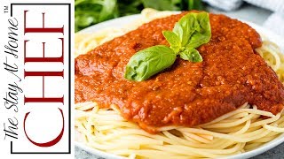 How to Make Homemade Spaghetti Sauce [upl. by Lieno]