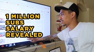 1MILLION SUBS SALARY REVEALED [upl. by Areis]